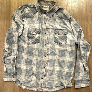 Flag and Anthem men’s snap button western shirt